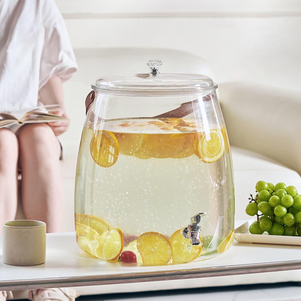 -free Drink Container Transparent Beverage Bucket with Lid -free Drink Holder for Team Building Events Lightweight Family