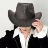 Защита от солнца Шляпа западного ковбоя Этнический стиль Шляпа рыцаря Простая летняя шляпа от солнца Джаз
