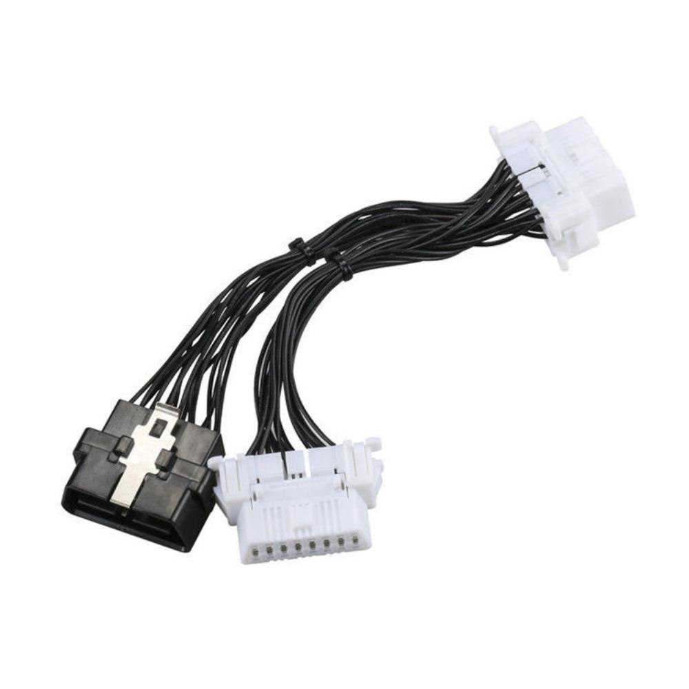 OBD автомобильный разветвитель OBD2 удлинительный кабель 15 см OBD2 жгут автомобильный аксессуар