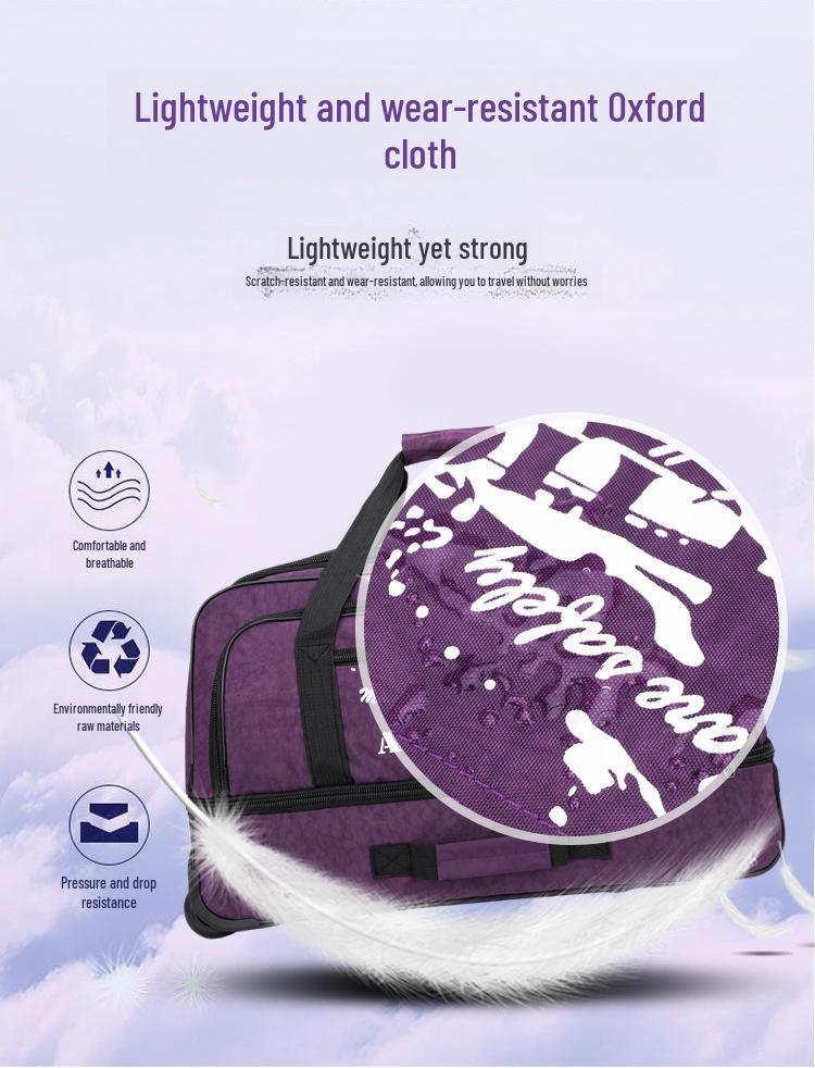 Большая вместимость, оксфордская ткань, набор из 3-х предметов, сумка на колесах для путешествий