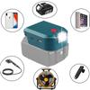 Для Makita 14,4 В/18 В львиная батарея, двойной USB-конвертер, порт со светодиодным прожектором, уличный фонарик для батарей Makita