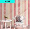 5 м Розовые Деревянные Панели Самоклеящиеся Обои Многоцветные Деревянные Доски Обои Самоклеящиеся Полосатый Декор Стен Настенная Фреска