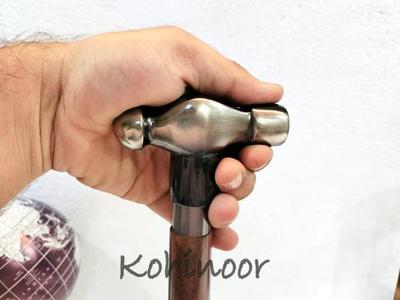 Трость: Рукоятка кузнечного молота, складная деревянная палка