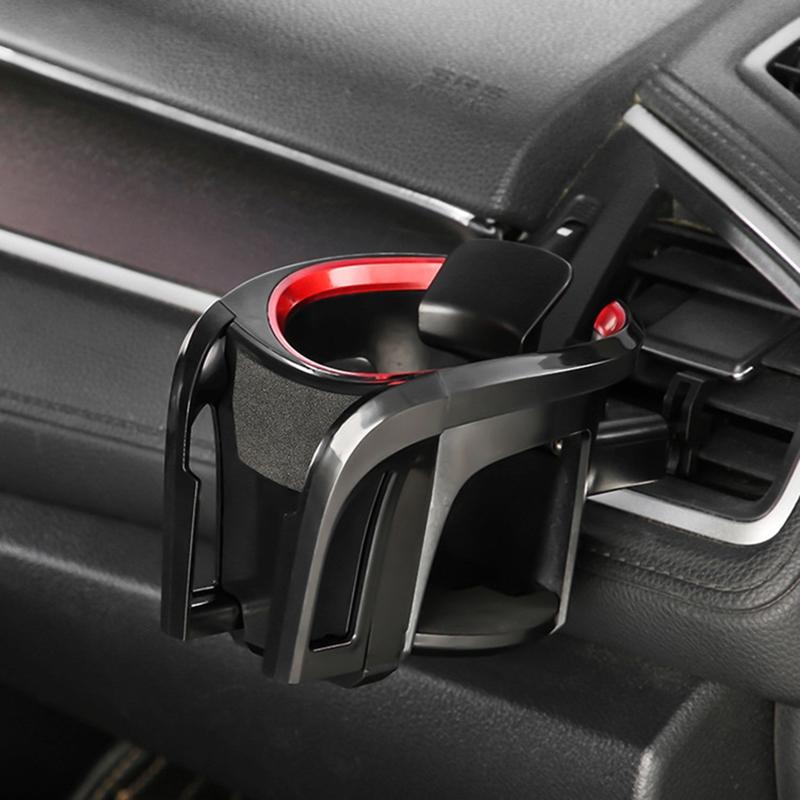 Automotive Cup Holder Drink Barrel Air Vent Phone Holder Bracket Adjustable Mount Mobile Phone Holder