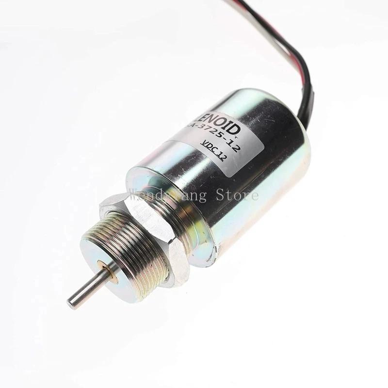 SA-3725-12 30A87-00040 Соленоид отключения подачи топлива для двигателя Mitsubishi L2E L3E S3L S4L Volvo EC15 Toro 223D Mahindra 12VDC