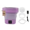 Folding Washing Machine 10.5L Full Automatic Portable Plug In Mini Underwear Washer with Soft Spin