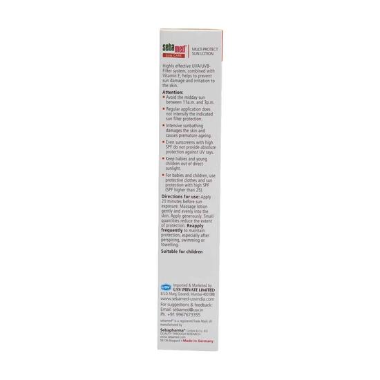 Sebamed Солнцезащитный лосьон SPF 50 150 мл - Сухой