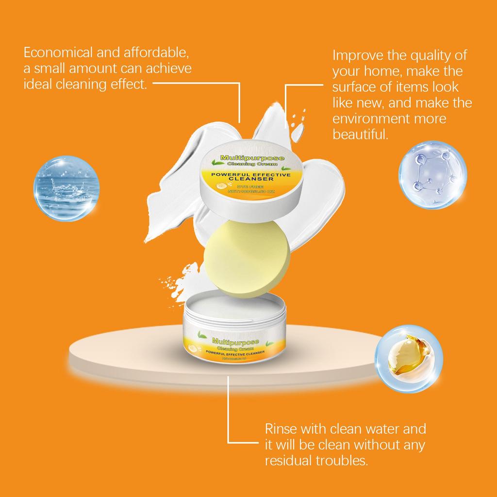 Kitchen Cooktop Stains And Oil Stains And Polishes Surfaces With Multi-functional Cleaner