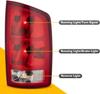 Задний фонарь в сборе для 2002-2006 Dodge Ram 1500 2500 3500, Задние стоп-сигналы с лампами и жгутом проводов, Двусторонний