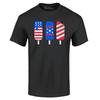 Patriotic Popsicles Ice Cream 4th of July T-shirt Patriotic Shirts