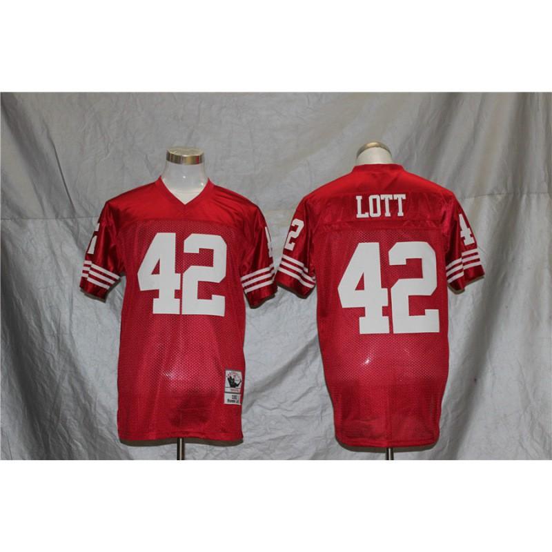 49ers Football Jersey 10 85 97 Red White Retro Embroidered Mesh Sports T-Shirt