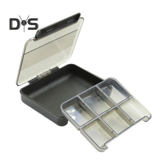 Ящик для хранения рыболовных приманок с несколькими отделениями Компактный дизайн Малый размер Чехол-органайзер для рыболовных принадлежностей