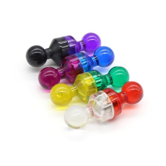 10 шт. Магнитные кнопки-гвоздики Сильная адгезия Многоцелевые Мини Цветные Прозрачные Магниты на холодильник