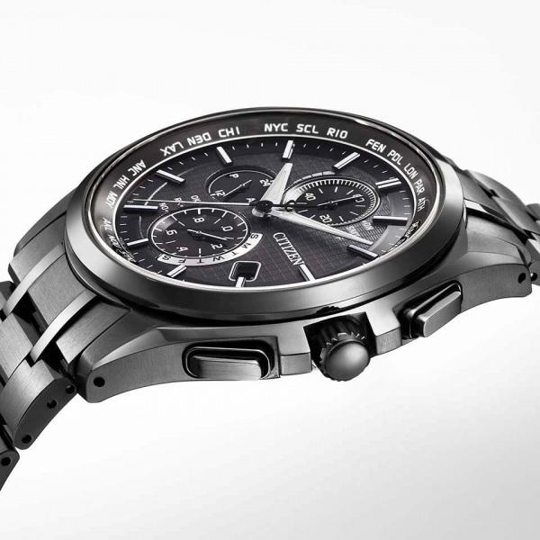 CITIZEN Attesa Black Titanium AT8044-56E Black Dial Men's Watch