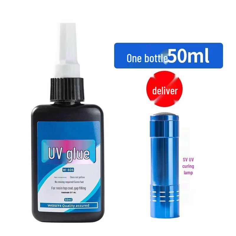 3018 Быстросохнущий прозрачный УФ-клей для металла и акрила - Водостойкий клей