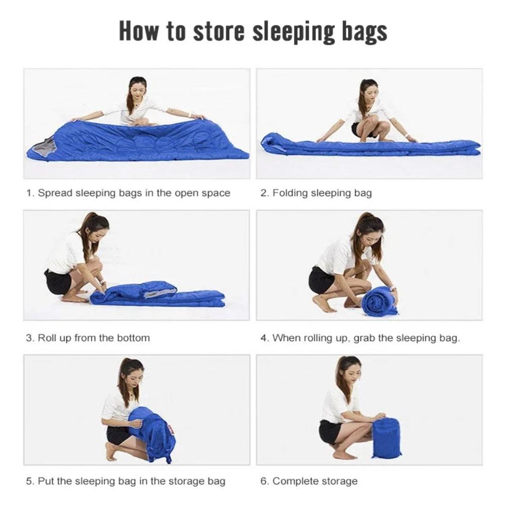 Thick Camping Sleeping Bag Lightweight Outdoor Travel Bag High Quality Envelope Sleeping Bag