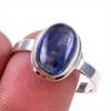 Natural Kyanite Gemstone Handmade 925 Solid Sterling Silver Gift Ring S.10 V0g52