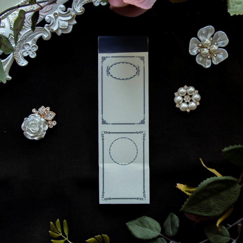 50 листов/лот блокноты для заметок ретро цветок Византии мусорный журнал наклейки для скрапбукинга офисные школьные канцелярские принадлежности