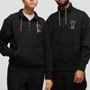 Puma X Ami Half Zip Sweatshirt Black Unisex Streetwear 535993-01