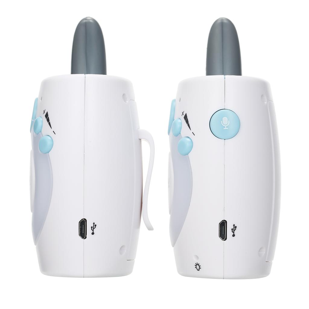 Portable 2.4GHz Wireless Digital Audio Baby Monitor Two Way Talk Crystal Clear Baby Cry Detector