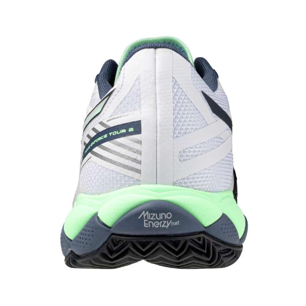 Mizuno Wave Enforce Tour 2OC Стильные Мягкие Удобные Универсальные Низкие Теннисные Кроссовки Мужские кроссовки Белые 61GB2502-37