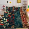 Рождественская печать 3D-печать Полиэстеровая наволочка Пододеяльник Набор из двух или трех предметов