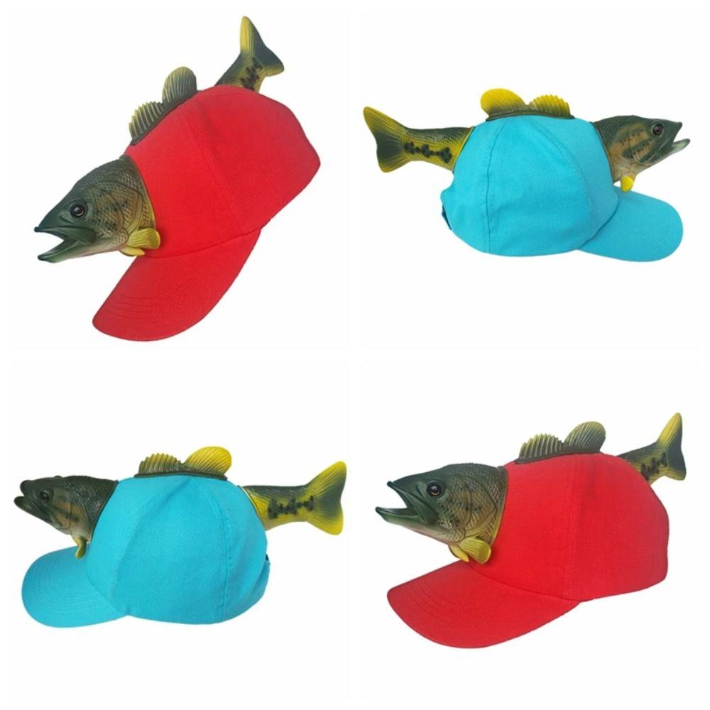 Parent Child Fishing Cap Adjustable Party Fish Hat Creative Fish Baseball Hat Outdoor Sports