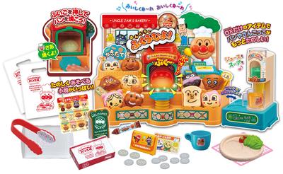 SEGA TOYS Anpanman: Пуку в духовке - Свежеиспеченная хлебопекарня дяди Джема DX