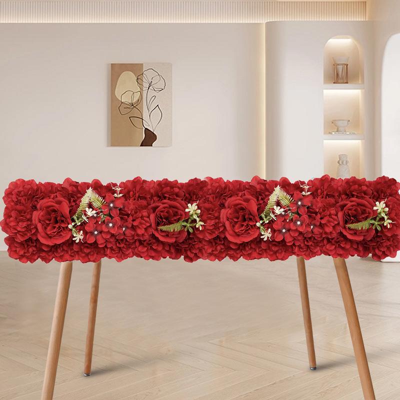 50x20 см настенное свадебное украшение настенная панель искусственный цветок шелковая гортензия 3D фон