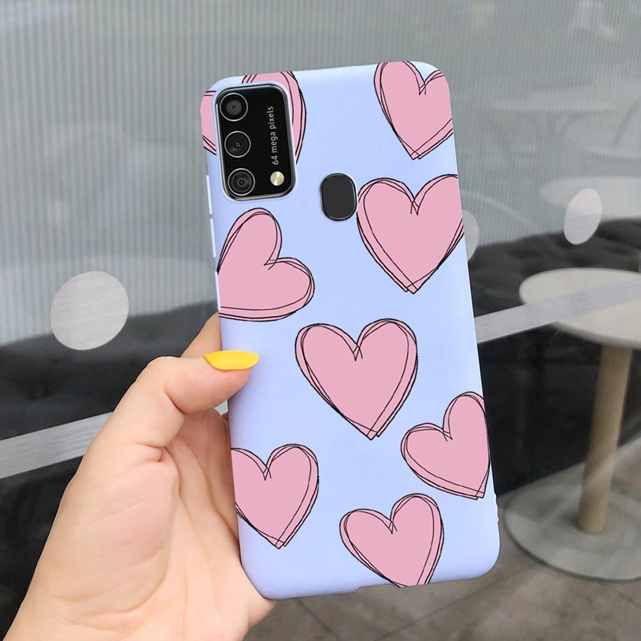 Чехол для Samsung Galaxy M31 M21s 2020 Парный Чехол для телефона с Сердечком Любви Для Samsung M31 Prime SM-M315F M 31 M 21s Мягкий Чехол 6,4 дюйма