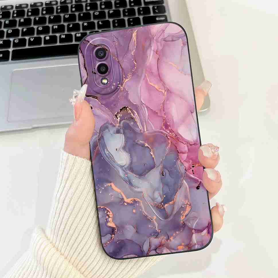 Для Samsung Galaxy A02 SM-A022F Чехол Роскошный Цветочный Модный Мягкий Силиконовый ТПУ Чехол Для Samsung A02 M02 6.5" SM-M022F Чехол для Телефона