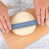 Dough Roller Hanging Hole Design Roll Dough User-friendly Minimalistic Silicone Flour Baking Roller for Home