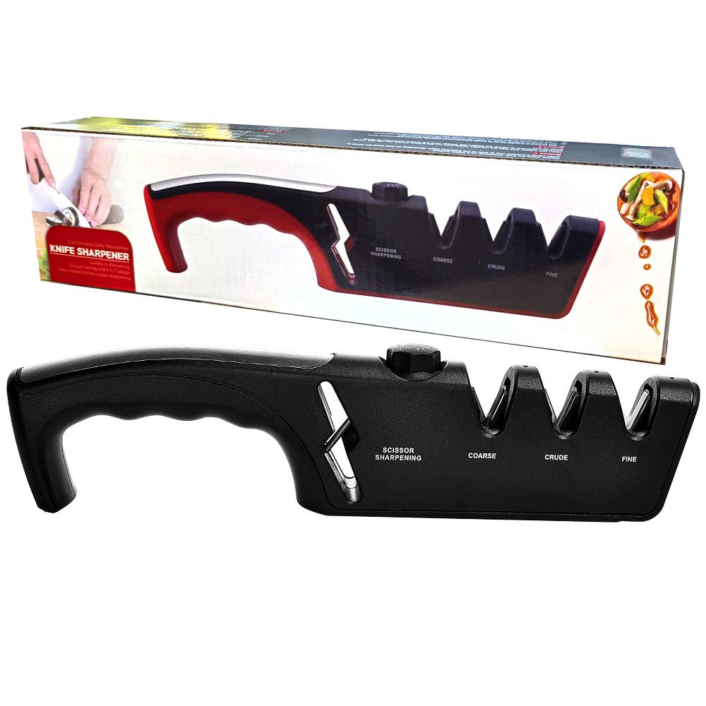 1pcs Multi-functional Adjustable Emery Sharpener Kitchen Blade Quick Sharpening Tool Home Sharpening Scissors Kitchen Knife