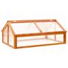 VidaXL Greenhouse Brown 114x80x50 Cm Fir Wood