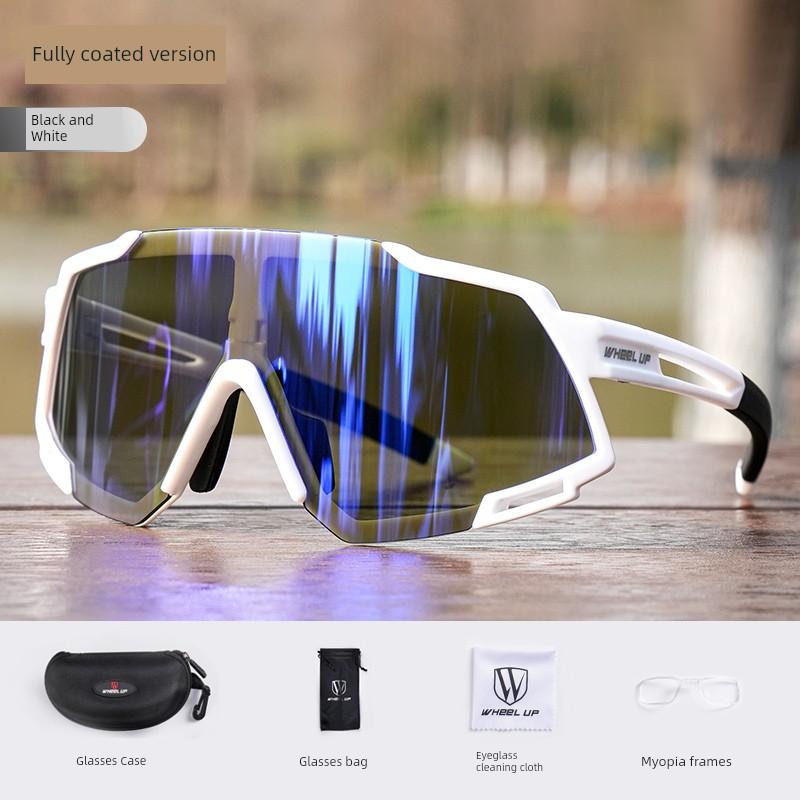 Wheelway Cycling Glasses, Day and Night Dual-Use Goggles, Photochromic Polarized Outdoor Sunglasses
