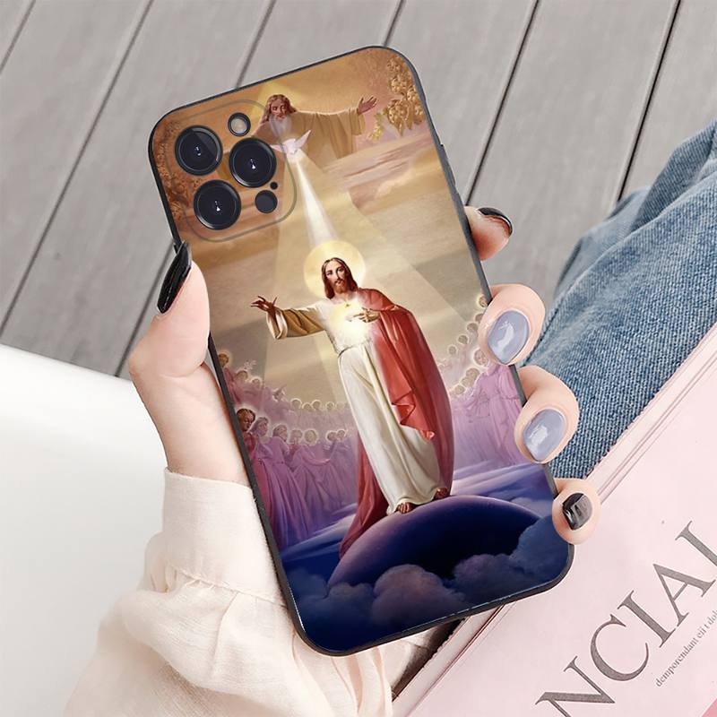 Чехол для телефона Jesus Christ God Bless You, силиконовый мягкий для iPhone 14 13 12 11 Pro Mini XS MAX 8 7 6 Plus X XS XR