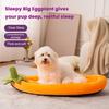 Кровать для кошек Баклажан Форма овоща Диван для питомца со съемной подушкой Поддержка суставов Милая кровать для питомца для кошек, маленьких собак, котят