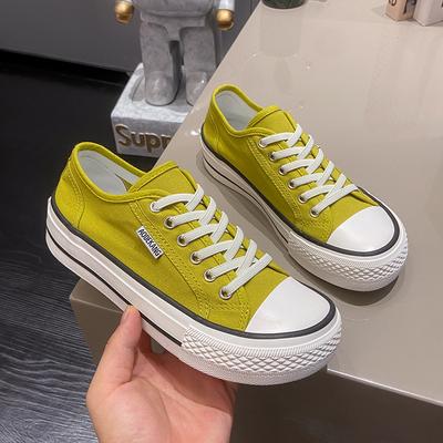 Женские парусиновые туфли, весенние туфли на плоской подошве, однотонные студенческие кроссовки для девочек, скейтборд, вулканизированные, теннисные, женские, 2024 Zapatillas