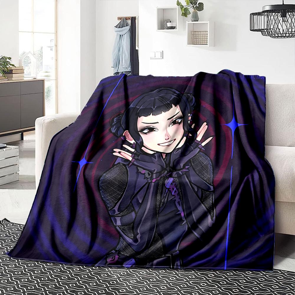 1Pc Fantasy Anime Character Blanket For Couch Bed Plush Cozy Fuzzy Blanket Super Soft Warm Blankets For Fall And Winter 0918201