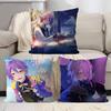 Камиширо Руи Наволочка Квадратная Наволочка 3D Мягкая Плюшевая Наволочка Гостиная Диван Спальня Домашняя Комната Кровать Автомобиль Декор