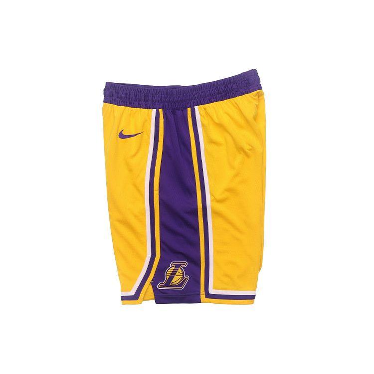 Nike NBA Icon Edition Team Limited Летние дышащие баскетбольные шорты со средней посадкой SW Fan Version Мужские брюки желтые AJ5617-728