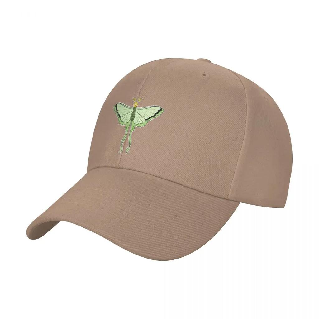 Luna Moth Baseball Cap Luxury Brand Anime Hat Hat Beach Golf Wear Men Womens