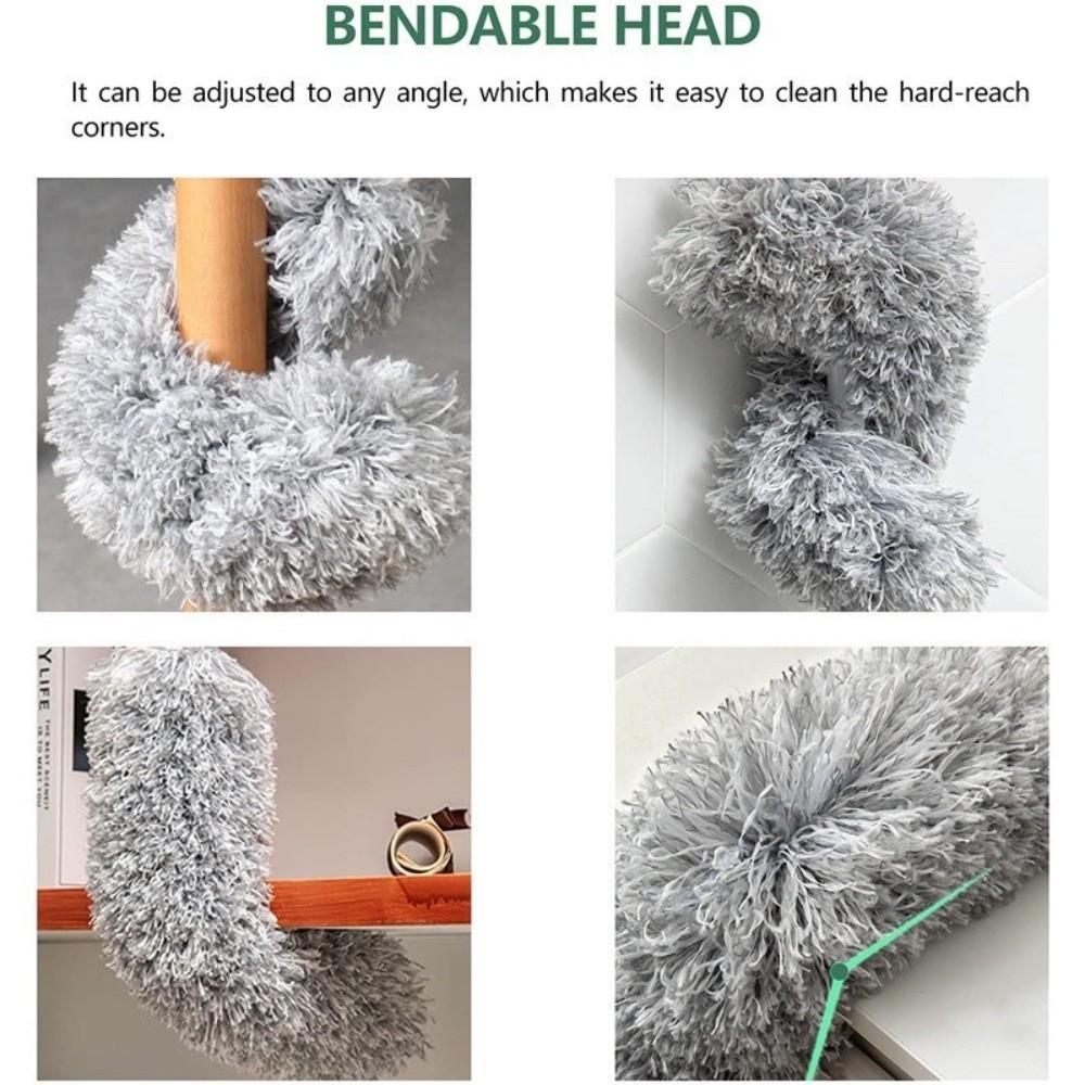Регулируемая длина щетка для пыли длинная ручка комната уборка пипидастр прочный пипидастр из микрофибры палка для пыли дома