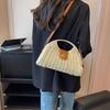 Women Summer Woven Shell Tote Bag Female Handmade Top-Handle Bags Handbags For Women Luxury Designer Beach Purse KTY