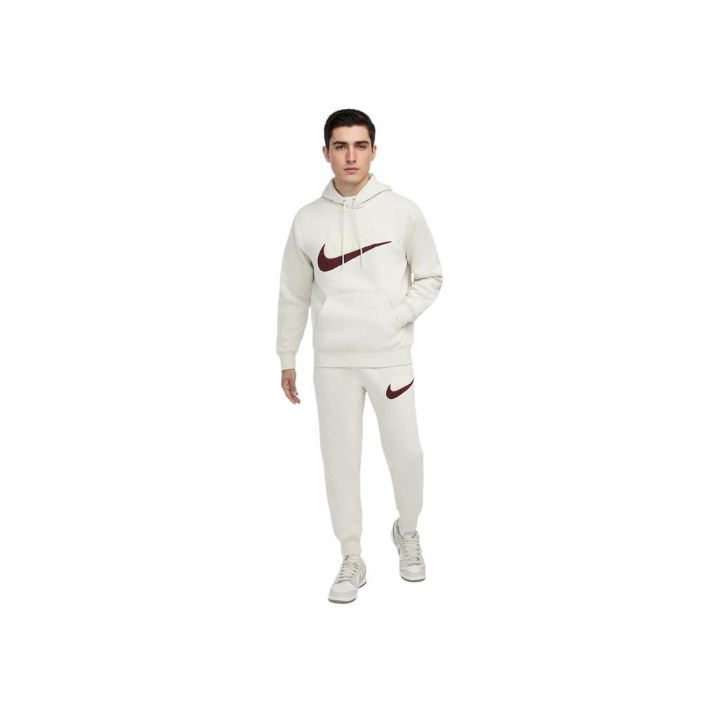 Nike Худи пуловер с логотипом Club Fleece для мужчин худи Светло-полное-дерево-коричневый FN3105-104