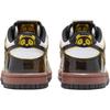 Nike Dunk Low SE GS Panda-Monium Pack - Fauna Brown Kids Sneakers White Black Bright-Citron HQ9294-100