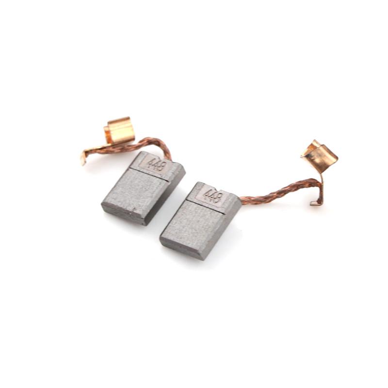 2Pcs Carbon Brushes Carbon Brush For Makita Cb448 Replacement 13X3X10Mm