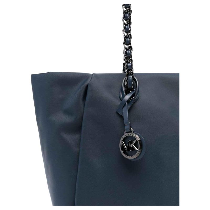 MICHAEL KORS Brand logo charm calfskin Tote bag Tote bag shopping bag hand shoulder bag women's blue