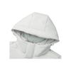 Li Ning Fashionable Long Hooded White Duck Down Jacket Unisex Outerwear AYMU569-4