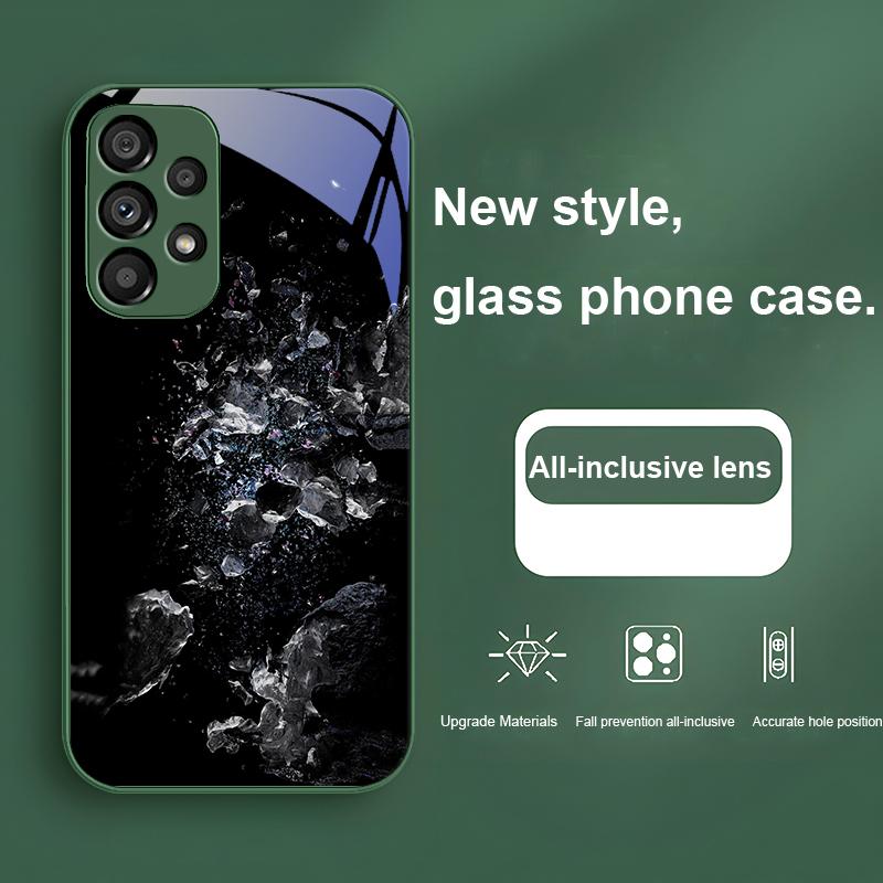 Множество Звездных Вселенных Для Samsung Galaxy S23 24 Plus S20 21 FE S25 Ultra A70 72 73 51 52 53 Закаленное Стекло Чехол для Телефона